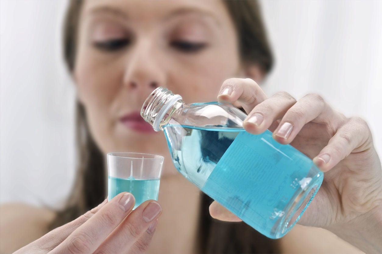 enxaguantes bucais para refrescar