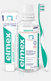 elmex® pode te ajudar a prevenir a sensibilidade e reduzir a dor nos dentes sensíveis