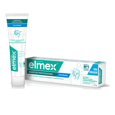 Creme Dental Para Sensibilidade elmex Sensitive Professional Whitening